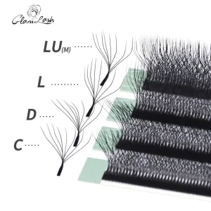 Light Customization Custom Volume Synthetic Hair Handmade 8D W Shaped Short Stem Premade Fans Eyelash Extension
