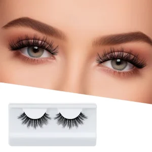 Light Customization Full Strip Luxury Lashes Vegan 3D Fluffy False Synthetic Eyelashes Natural Eyelash