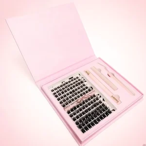Lightweight Eyelash Clusters Kit Handmade Cluster Lashes for a Natural Fluffy Look