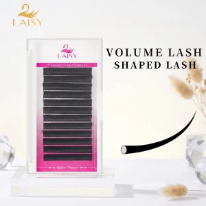 Lightweight No Burden Uniform Self Fanning Individual Lash Strips for Eyelash Extensions