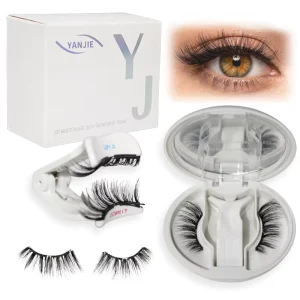 Lightweight Reusable 3D Soft Magnetic Eyelash Set No Glue Needed Customizable Logo On Eyelashes Includes Applicator