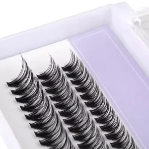Lightweight Soft 3D for Lash Clusters Daily Wear Party Use Waterproof Hypoallergenic Eyelashes 12 Rows Handmade