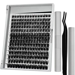 Lightweight Sweatproof Cat Eye 0.07mm Silk Cluster Lashes for DIY Makeup