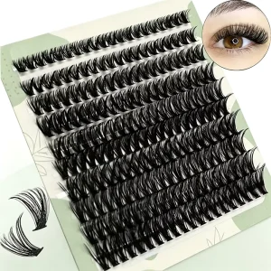 Lightweight Wispy Volume Segmented Lashes Sharp Thin Base Premade Fan 30D 60D DIY Self Grafting Eyelashes Cluster Eyelashes