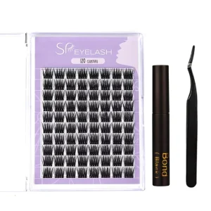 Long Lasting 7 10 Days Diy Lash Bond and Sealer C D Curl Cluster Segment Lash Diy Lash Extension Kit