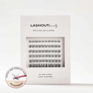 Long Lasting Self Adhesive Eyelashes Pre Bond Technology DIY Segmented Pre Glued Lash Clusters Press on Eyelash No Glue Needed