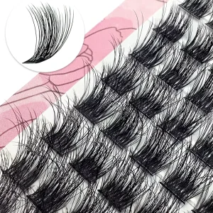 Long Lasting Self Adhesive c d Curl Diy Custom Package Lash Kit 6 18mm Pre Cut Segment Individual Cluster Diy Lashes