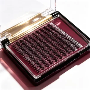 Long Lasting Waterproof Individual Spike Lashes 9 14mm Mixed Length 16 Rows Fluffy Segmented DIY Lash Kit Cluster Eyelashes
