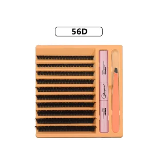 Long Length DIY Cluster Eyelash 6 16mm Glam Individual Lashes Night Out Photography Editorial Makeup