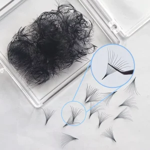 Loose Fans Eyelash Extensions Premade Volume Fans 1000 Pointy Base Lashes Custom Eyelash Extensions