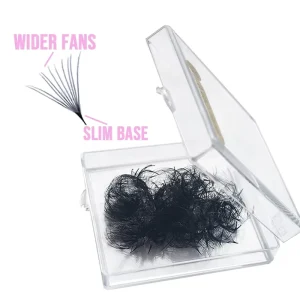 Loose Fans Pointy Base Lash Premade Fans Mega Volume Matte Cashmere Eyelash Extensions