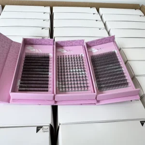 Low MOQ High Density Professional Lashes Pointy Base Individual Lash Extensions for Boutique Beauty Training Pros