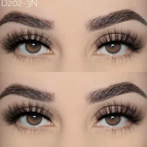 Low MOQ Sample Custom packaging logo high-quality faux mink lashes with a thin flexible band wispy natural styles lashes