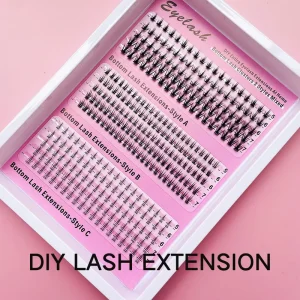 Lower Lash Clusters Heat Bonded DIY Lash Clusters Individual Lash Extensions Private Label