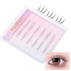 Lower Press on Lashes Series Super Natural Glue Free Lower Lashes No Need Glue Reusable Self Adhesive Lashes Easy Application