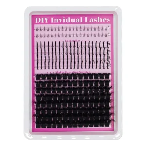 Lower Segmented Soft Dense DIY Flower-Shaped Artificial Fiber Eyelash Extensions