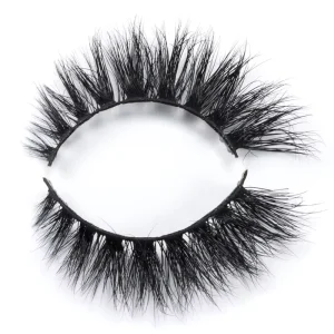 Luxury 15mm Long Real Mink Full Strip Eyelashes Natural False Eyelash Box Packaging Availability