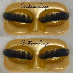Luxury 25mm Mink Eyelashes With Custom Logo Lash Box Super Fluffy Full Strip Lashes Vendor