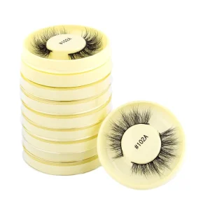 Luxury 3D Faux Mink Eyelashes Fluffy Volume False Lashes Reusable Soft Strip Lashes Cruelty Free for Makeup Salon & Daily Use