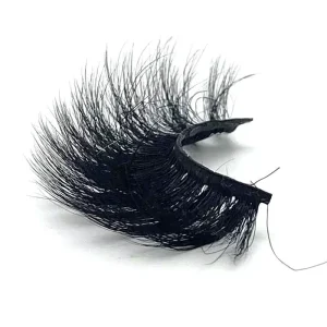 Luxury 3D Faux Mink Eyelashes Single Dramatic Fluffy Full Strip Natural and Reusable with Custom Packaging