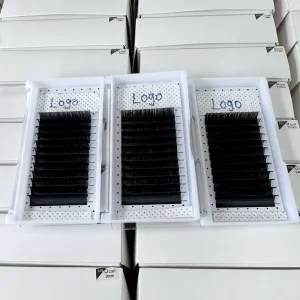 Luxury Cashmere Flat Eyelash Extension Ultra Soft Flat Volume Lashes Matte Split Tip Lashes