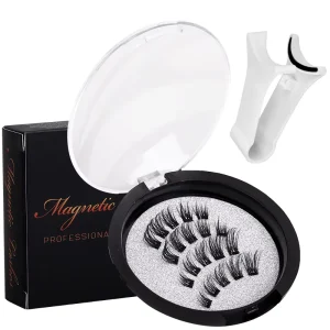 Luxury Magnetic False Eyelashes Kit Soft Magnet Natural Wispy One Piece Lash Extension Reusable Glue Free Makeup Set