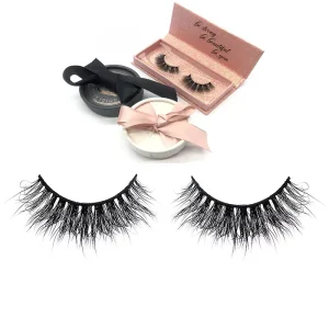 Luxury Natural Style Full Strip Eyelashes 3D Effect Eyelash with Custom Packaging Box Factory Mink Lashes Supplies
