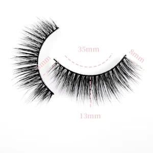 Luxury Style Fluffy Strip Eyelashes Look Like Eyelash Extensions Faux Mink Lashes Full Strip Eyelashes Vendor