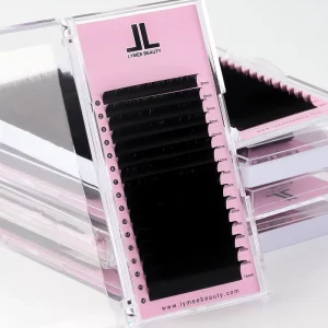 Lymeebeauty Faux Mink Eyelash Extensions Silk Lashes Customizable Label High Quality Vegan Cruelty Free Natural Long Korean