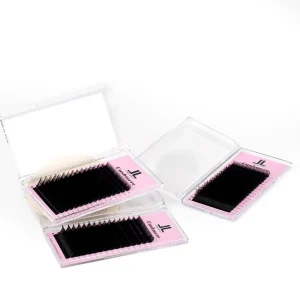 Lymeebeauty Lashes Faux Mink Handmade Individual Lashes Black Cotton Band Customizable Lengths 10mm 15mm 18mm DIY Vegan