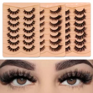 MIZIMO Handmade Self adhesive PBT Eyelashes 0.07MM Thickness Natural Black Reusable Cotton Band Custom Logo Eyelash