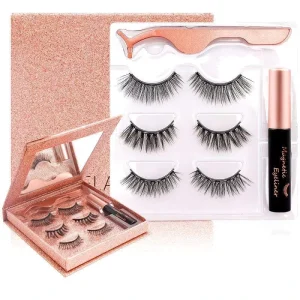 Magnetic Cat Eye Lashes Professional High Quality Magnetic Eyeliner Faux Mink Lashes OEM Eyelash Lift