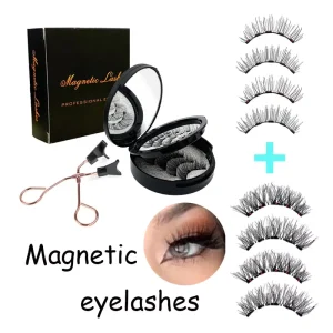 Magnetic Clip Eyelashes Magnetic Lashes Magnetic Eye Lashes No Need Glue Reusable Long Lasting