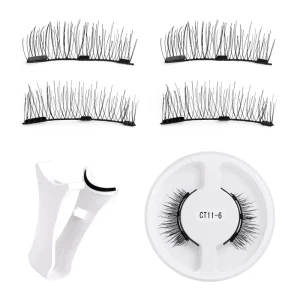 Magnetic Eyelash Clear Band Reusable No Glue Needed Magnetic Lashes Easy to Remove for Eye Makeup