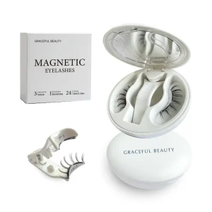 Magnetic Eyelashes Handmade Reusable Light Weight Natural Look Cruelty Free Korean PBT Fiber 8Magnet Curl C D False Eyelashes