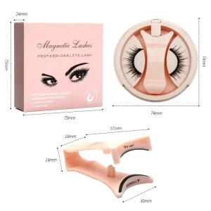 Magnetic Eyelashes Kit 13 Styles Reusable No Glue False Lashes for Daily Makeup OEM ODM Custom with CE Certification