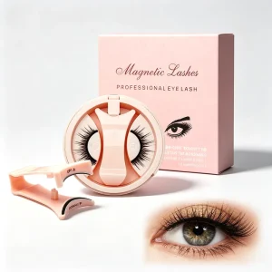 Magnetic Eyelashes No Glue Reusable Invisible Magnetic Lashes Custom Packaging Magnetic Strip Lashes Vendor