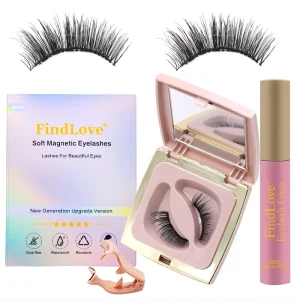 Magnetic Eyelashes Ultra Thin Clear Band Handmade Comfortable Easy Apply Removable Reusable Natural Wispy Style Magnetic Lashes