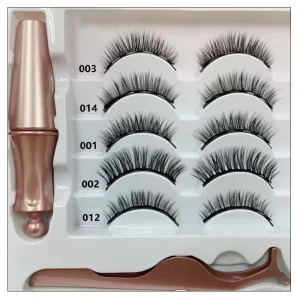 Magnetic Eyelashes with Applicator Private Label and Custom Magnetic Eyelashes Kit with Magnets Eye Lashes Eyeliner