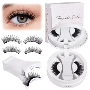 Magnetic False Eyelashes 5 New Styles for Women Natural One Piece Design Self Adhering Reusable Eye Lash Strips 0.03mm Thickness