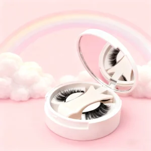 Magnetic False Eyelashes Full Strip clear Band Eyelash Magnetic False Lashes No Glue Magnetic False Eyelashes