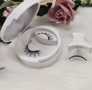 Magnetic Full Strip Eyelashes Makeup False Lashes Magnetic Lash with Applicator Without Glue