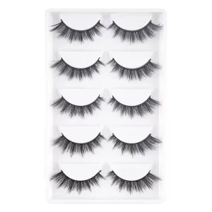 Magnetic Reusable Strip False Eyelashes Natural Look for Daily Wear Makeup