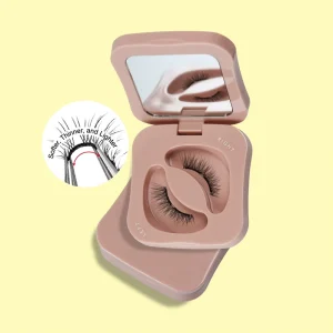 Magnetic Strip Lash Kit Custom Logo Full Strip Eyelashes Mixed Lengths Mink Material Synthetic Hair Eyelashes Glue Box