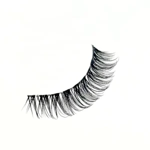 Make Your Own Brand Packages Short 10mm 14mm Clear Band Handmade Cruelty Free 3D Model Synthetic Hair False Eyelash Lashes