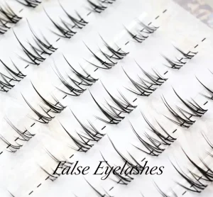 Makeup Artist Lower False Eyelashes 10 Rows Natural Soft Segment Lashes Baby Natural Look Eyelashes