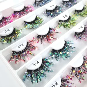 Makeup Brand Full Strip Lashes for Real Mink Fur SD False Eyelashes Lashes Naturel Luminous False Eyelashes