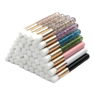 Makeup Glitter Crystal Deep Cleansing Makeup Soft Lash Cleanser Brush Nose Cleaner and Eye Lash Shampoo Wash Cleaning Brushes