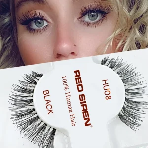 Makeup Invisible Clear Band Eyelashes Human Hair False Eyelashes Natural Faux Cils Strip Eyelashes