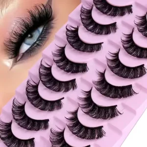 Makeup Use Handmade Natural Faux Mink Eyelash Extension Thick Beauty False Eyelashes Strips